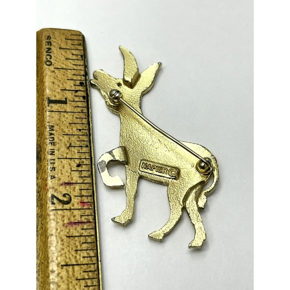 Vintage Napier Donkey Brooch Pin. For Sale at Ruby Lane Vintage Napier Donkey Brooch Pin